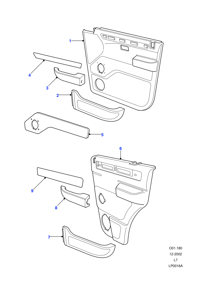 Door Casing Components (Rhino)
