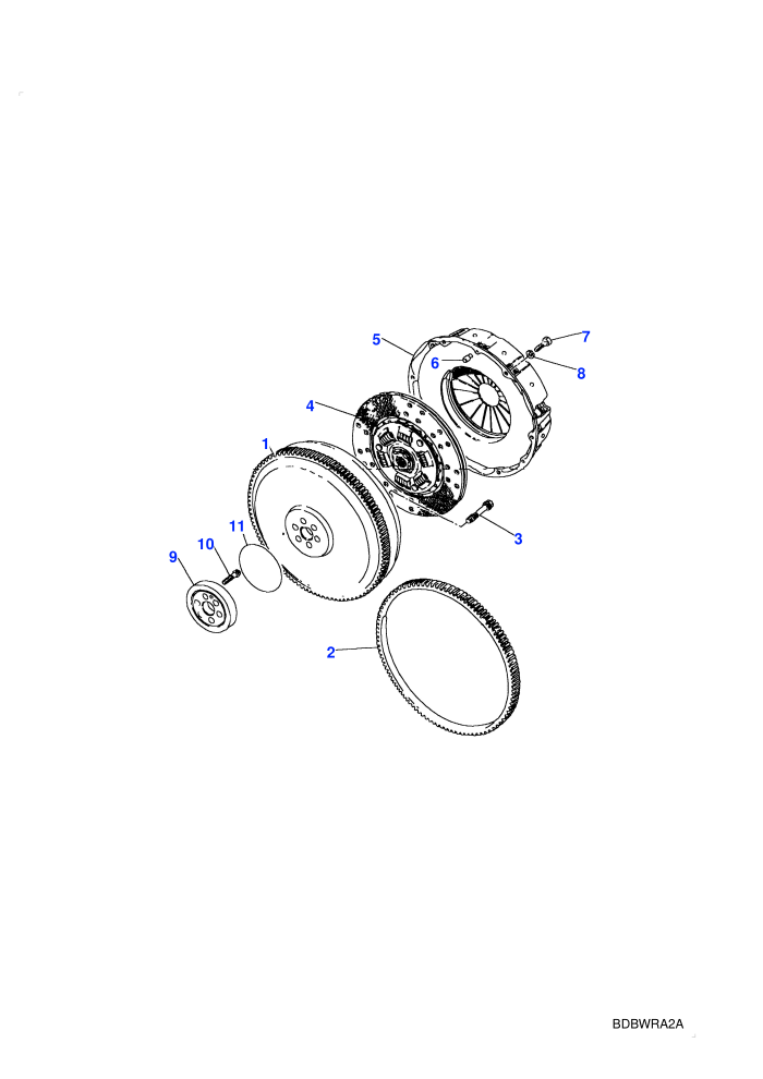Clutch & Flywheel (2.5L Turbo Diesel VM)