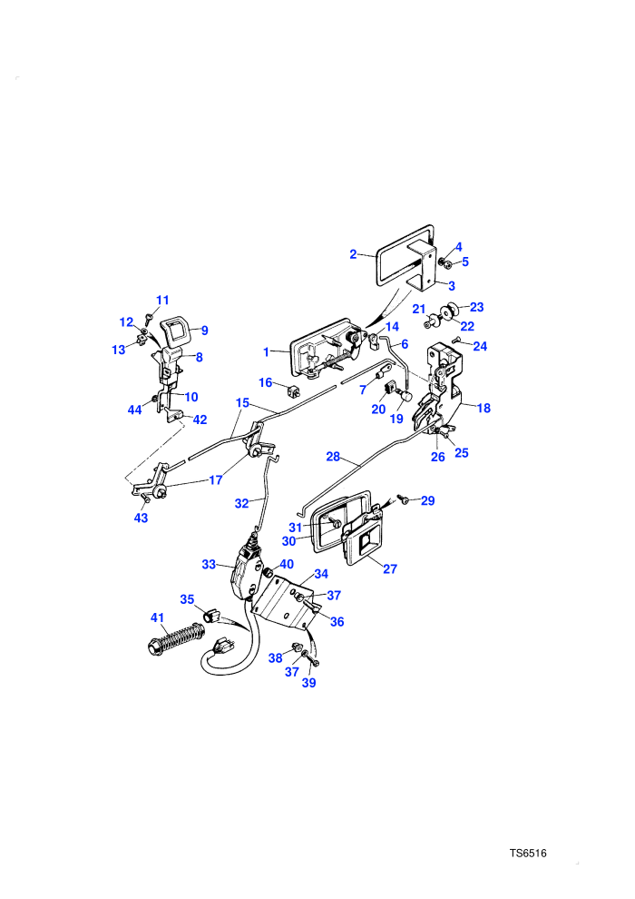 Locks And Handles - Rear (4 Door Station Wagon)((V)FROMFA351847)
