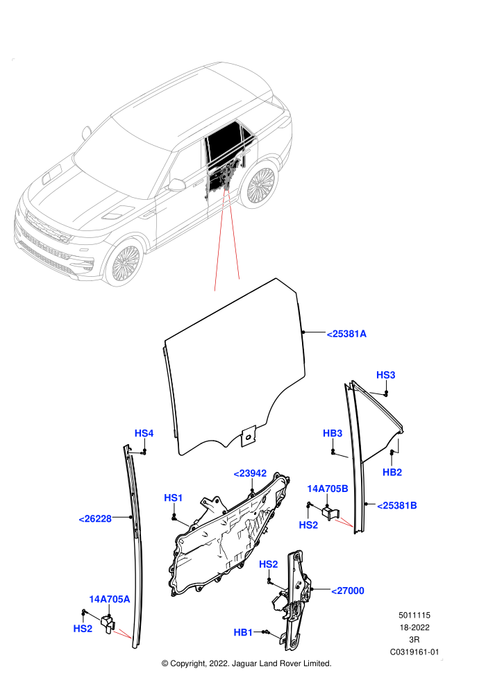 Rear Door Glass And Window Controls