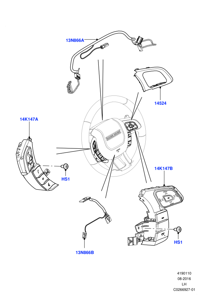 Switches (Itatiaia (Brazil))(Steering Wheel)((V)FROMGT000001)