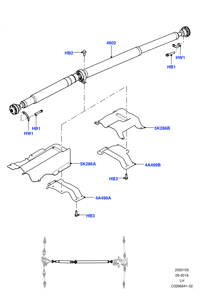 Drive Shaft - Rear Axle Drive (Efficient Driveline,Itatiaia (Brazil))(Propshaft)((V)FROMGT000001)