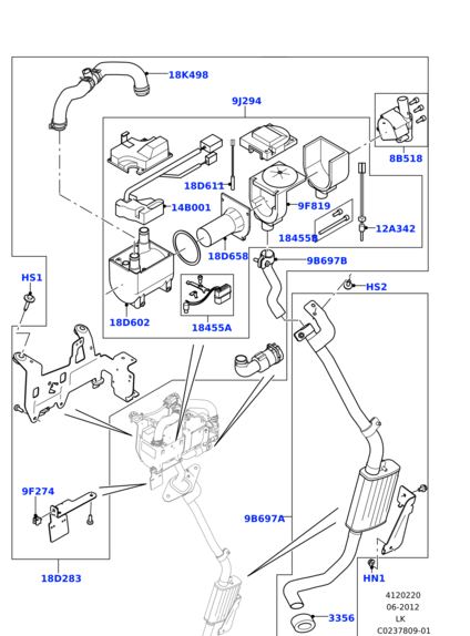LR039070 ROERS PARTS Насос водяной WEBASTO RRN 2013-