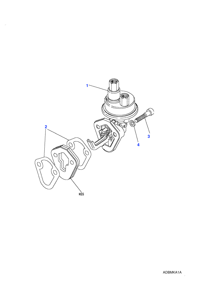 Fuel Pump (2.5L I4 200 TDi L/R,5 Speed Manual Transmission,Less Catalyst)
