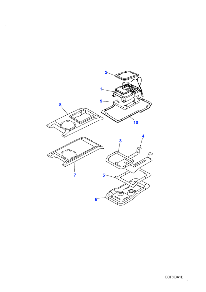 Auto & Manual Selector Mounting Assembly