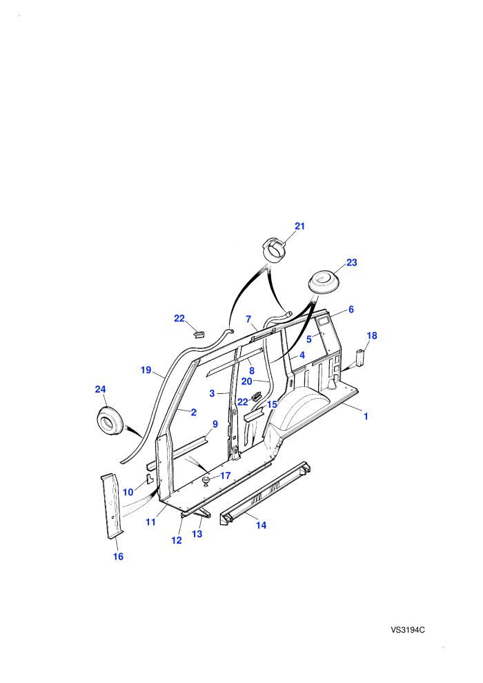 Bodyshell (4 Door Station Wagon)