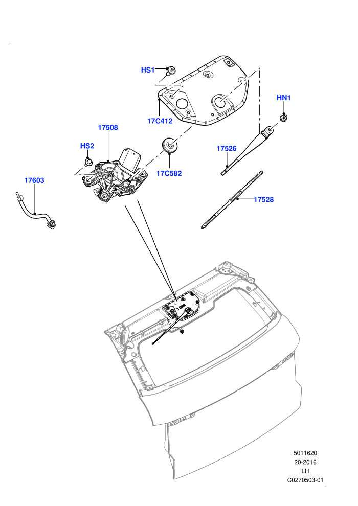 Rear Window Wiper And Washer (Changsu (China))((V)FROMEG000001)