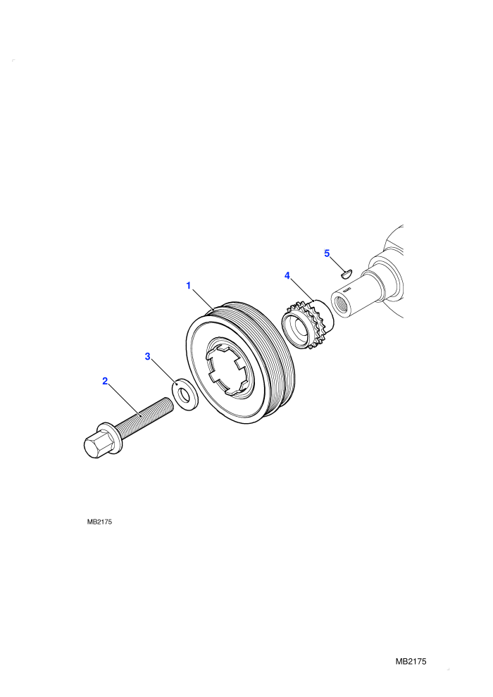 Pulley-Crankshaft (M47 2.0L I4 16V Diesel)