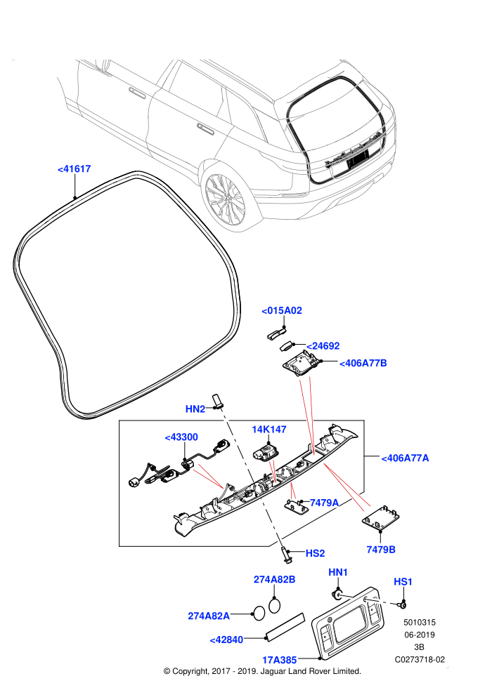 Luggage Compartment Door (Finisher And Seals)