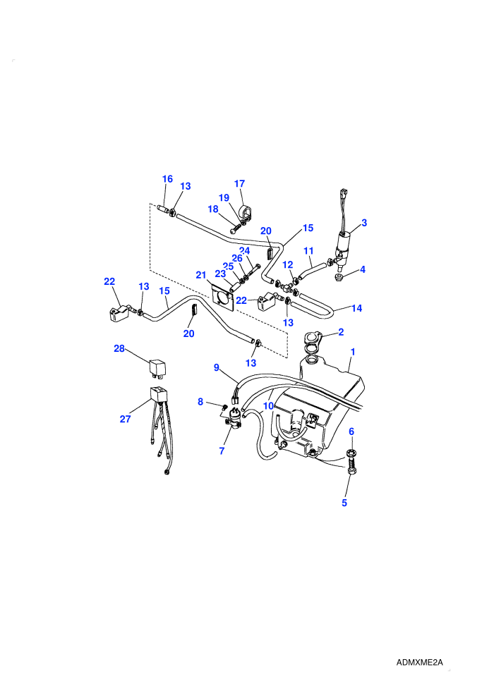 Windscreen/Headlamp Wash (With Air Conditioning)((V)TOAA270226)