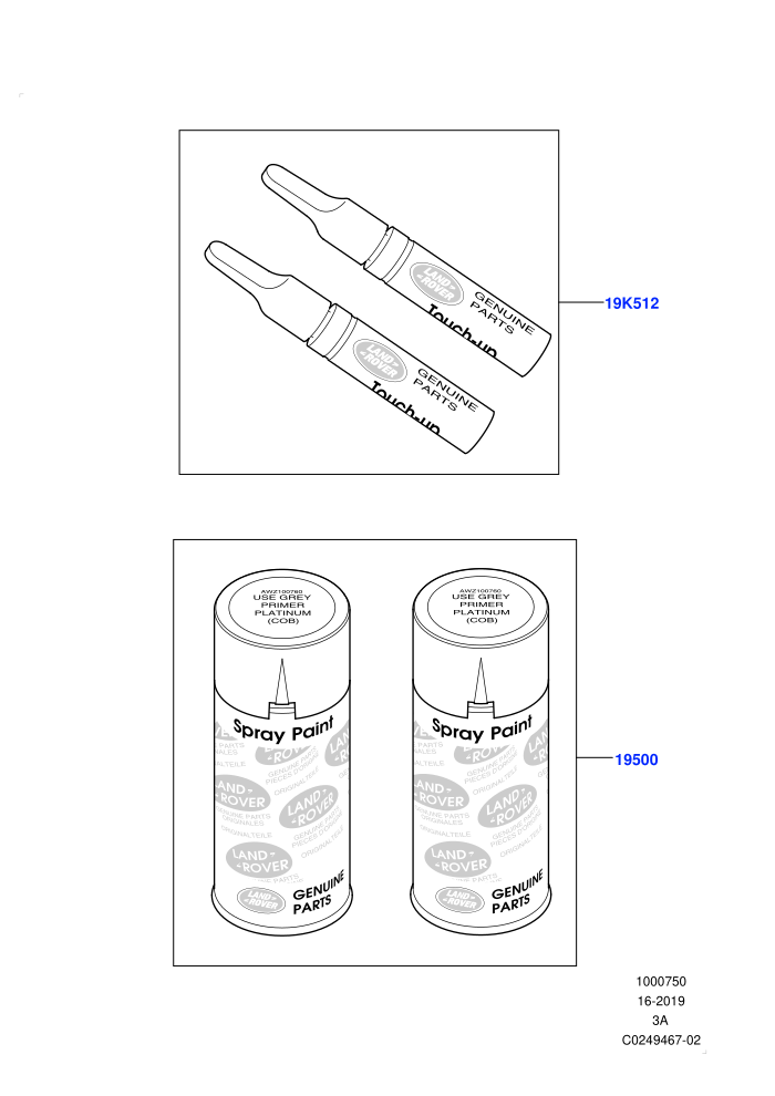 Touch Up Paint (Changsu (China),Halewood (UK))(Accessory)