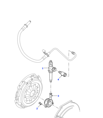 LR068982 LAND ROVER Клапан цилиндра сцепления DEF 07 -