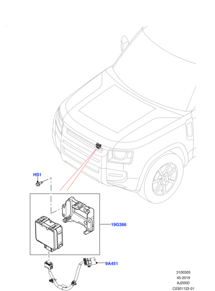 LR129340 LAND ROVER