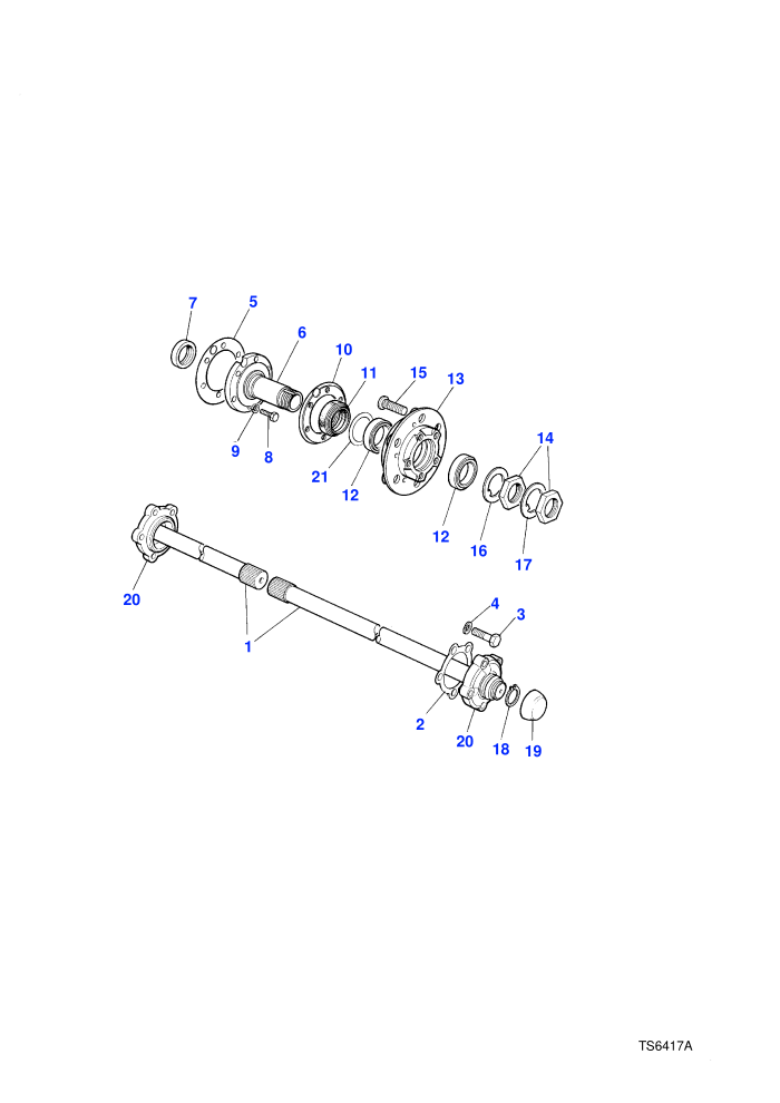 Hubs And Driveshafts (4 Wheel Anti-Lock Braking System)