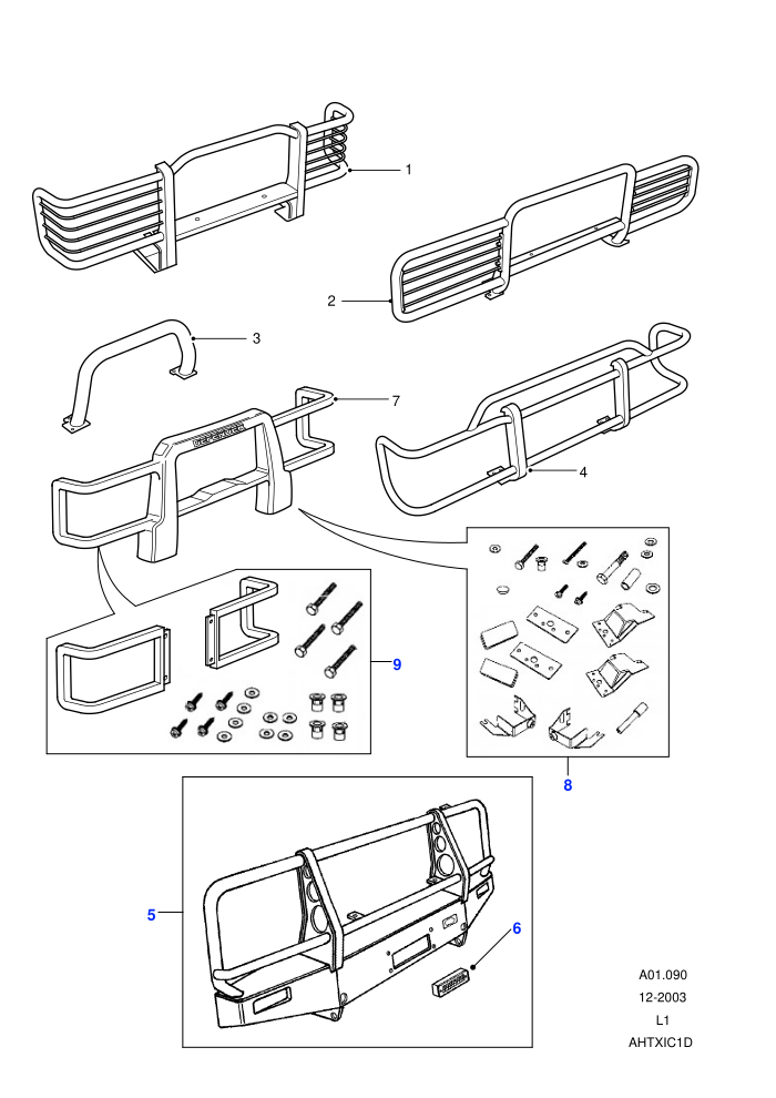 Nudge Bars (Less Air Bag)