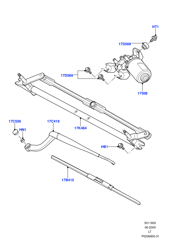 Windscreen Wiper ((V)FROMAA000001)