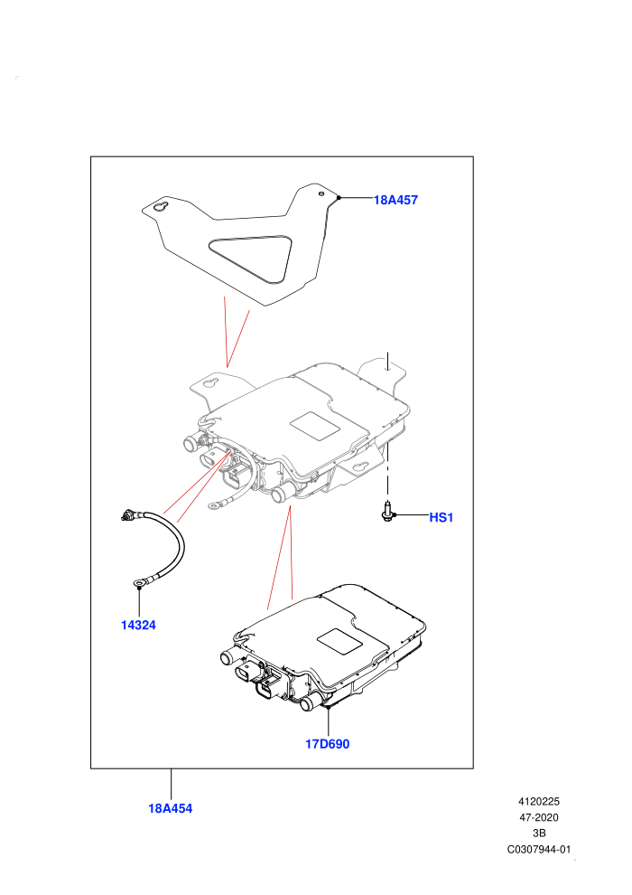 High Voltage Heater (2.0L AJ200P Hi PHEV)((V)FROMMA000001)