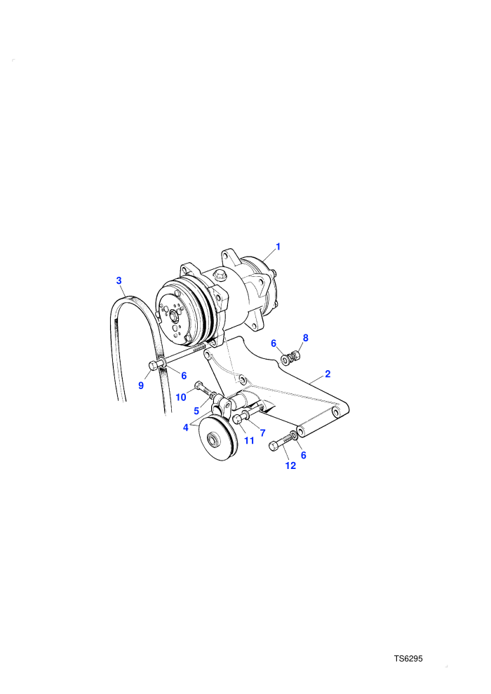 Air Conditioning Compressor (Petrol V8 L/R EFI,With Air Conditioning)
