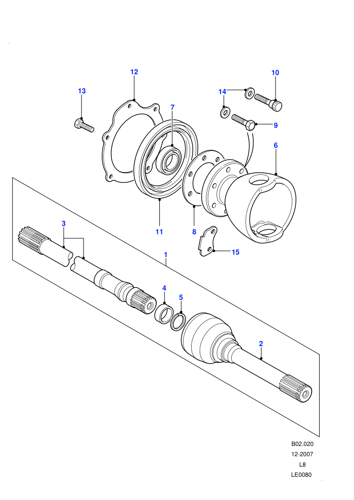 Drive Shafts ((V)FROM7A000001)