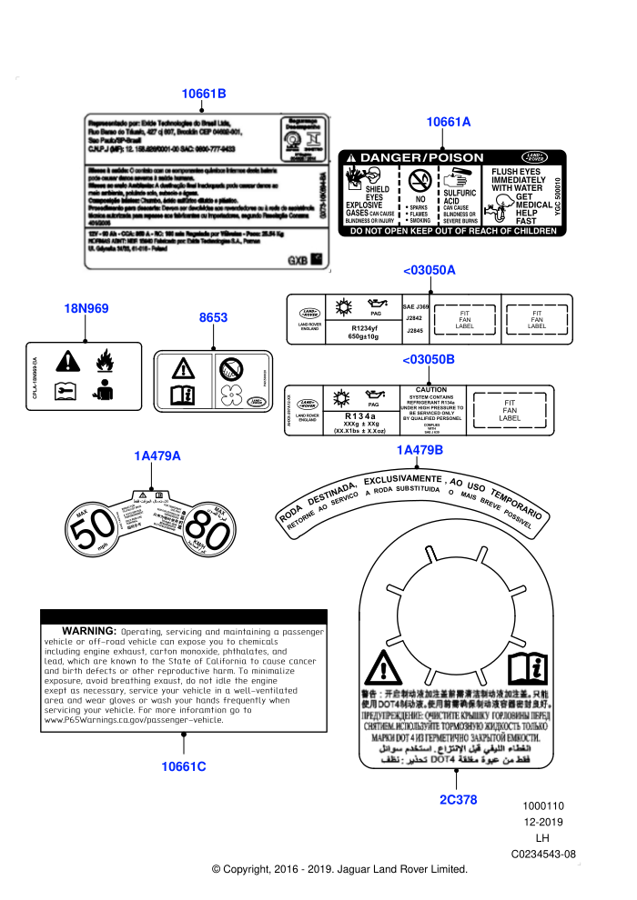 Labels (Halewood (UK))(Warning Decals)