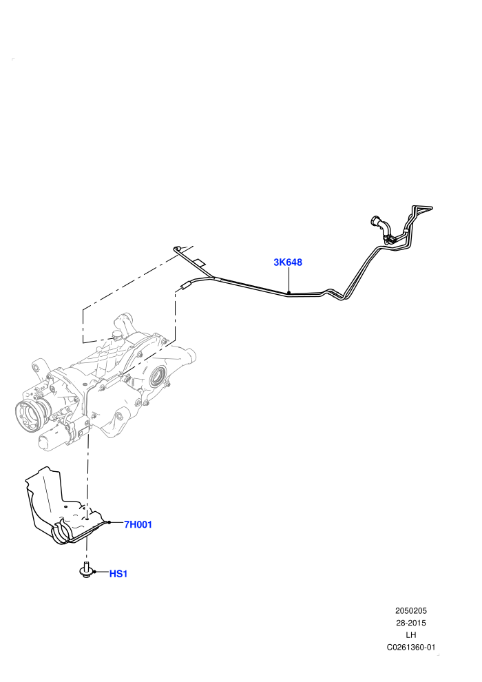 Rear Axle (Efficient Driveline,Halewood (UK))(Additional Differential Assembly Components)((V)FROMGH000001)