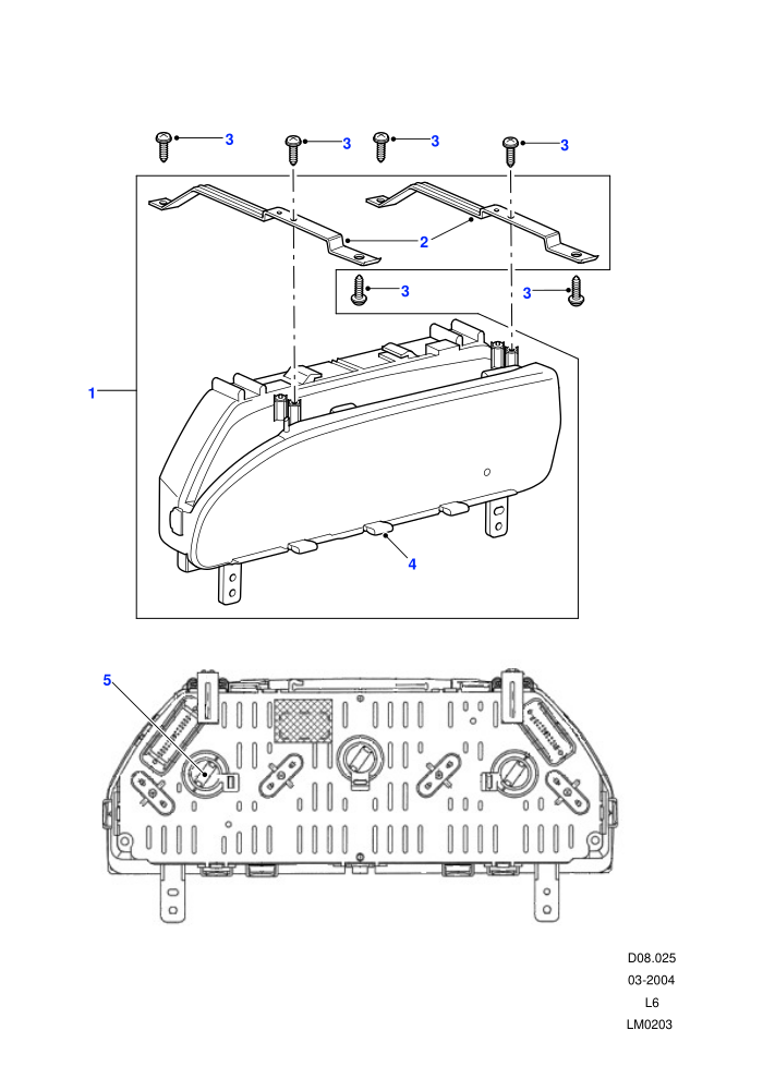 Instrument Pack Complete ((+)CDN/MEX/USA)((V)TO3A999999 (V)FROM2A000001)