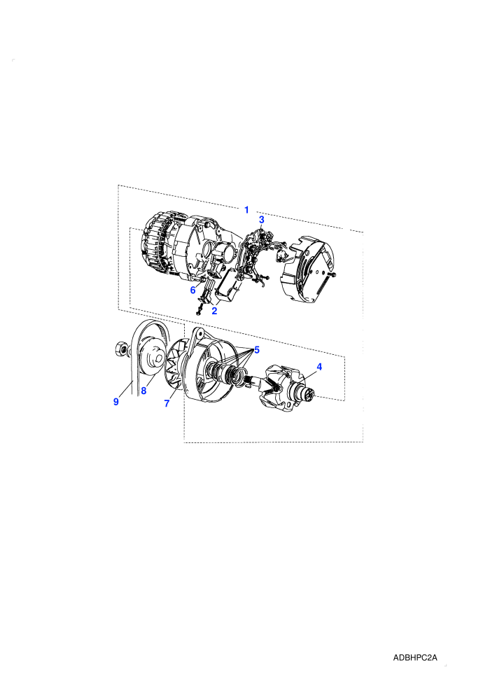 Alternator - 65Amp (2.5L 4 Cyl Turbo Diesel,With Air Conditioning)