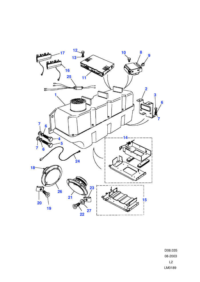 Speakers & Amps-From KA (V) KA624756 To (V) LA647644