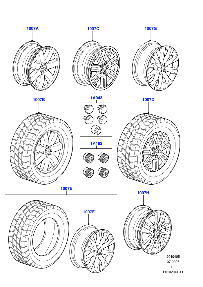 Wheels (Less Armoured)(Accessory)((V)TO9A999999)