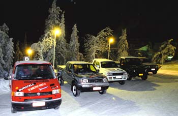 Defender, "5 пикапов на морозе" (+Mitsubishi L200, Toyota Hilux Nissan Pick-Up и Volkswagen Transporter Syncro)