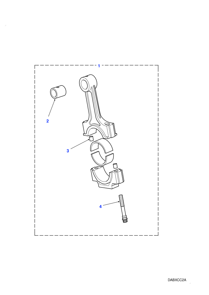 Connecting Rod (2.5L 6 Cyl BMW Diesel)