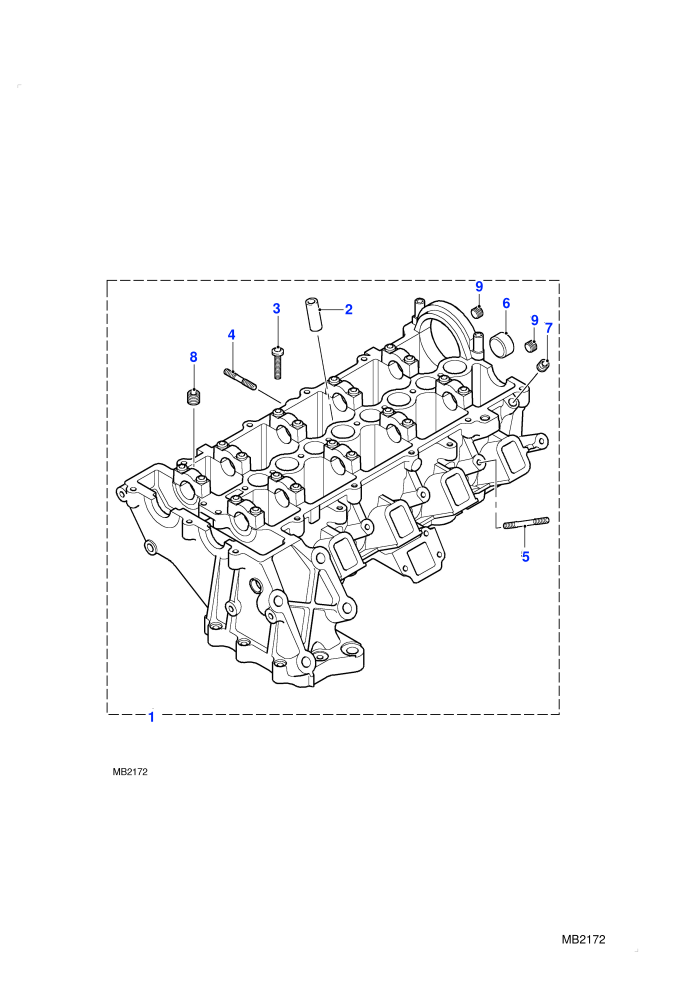 Cylinder Head-Base (M47 2.0L I4 16V Diesel)