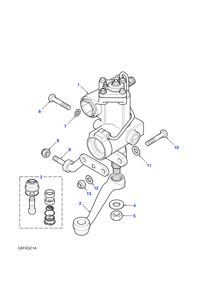 Steering Box-Power (With Power Steering)