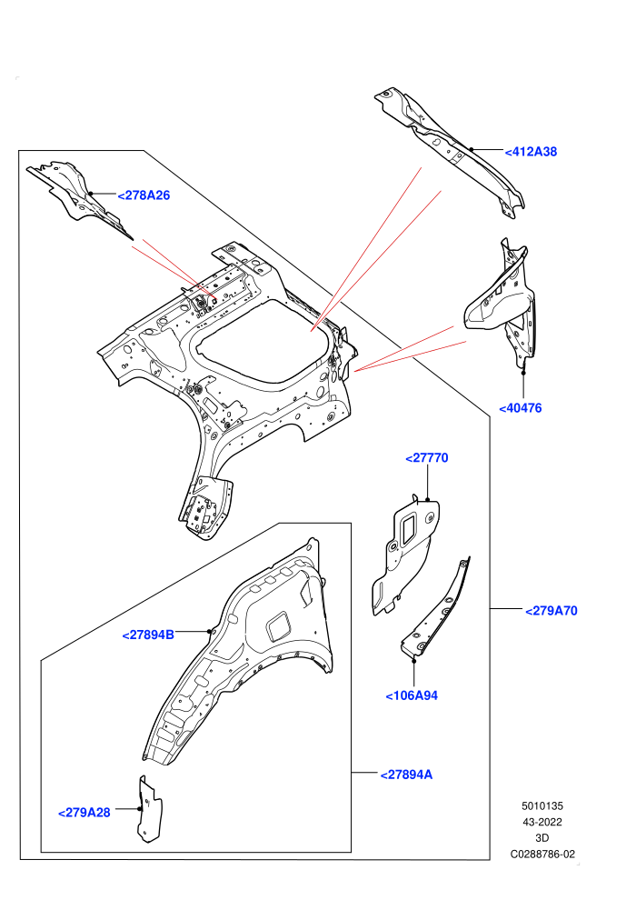 Side Panels - Inner (Inner - Front,Middle - Rear,Nitra Plant Build)((V)FROMK2000001)