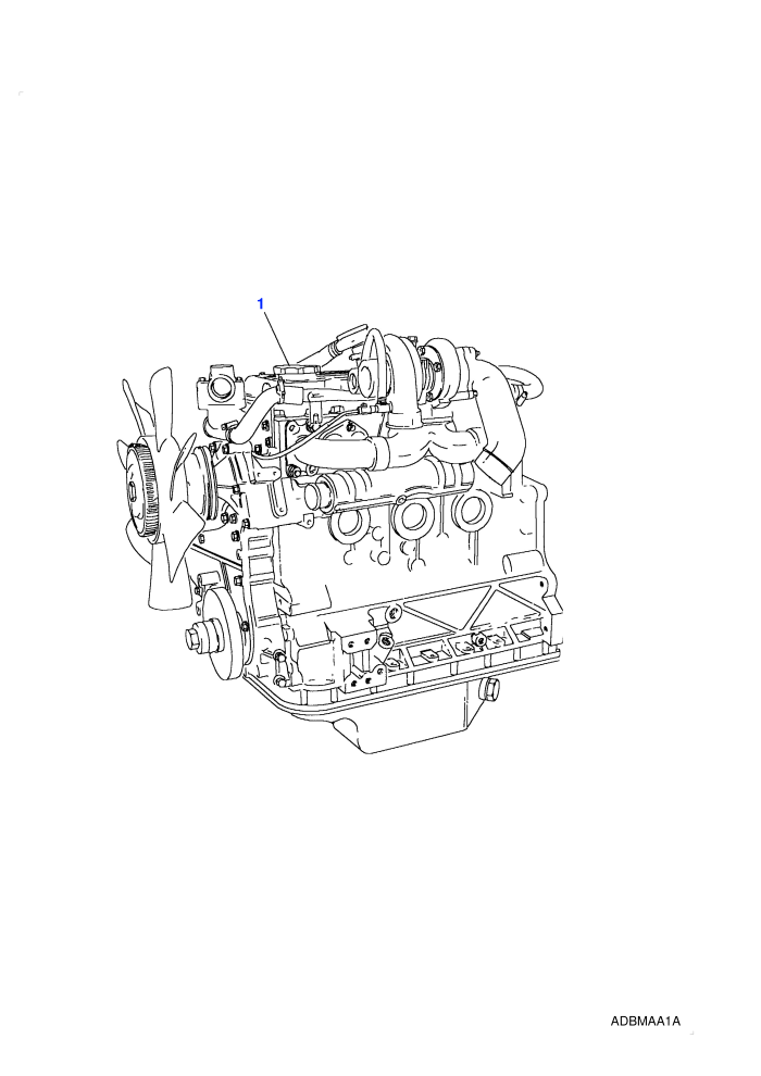 Engine Complete (2.5L I4 200 TDi L/R,5 Speed Manual Transmission,Less Catalyst)