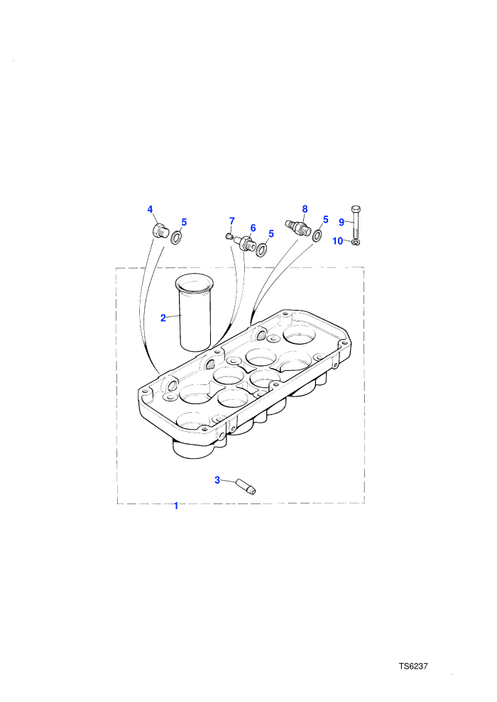Ram Pipes Housing-Low Compression (Petrol V8 L/R EFI)