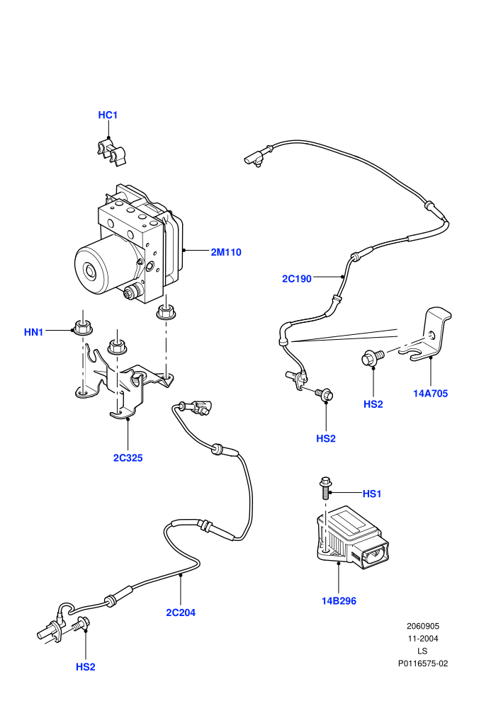 Anti-Lock Braking System ((V)TO9A999999)