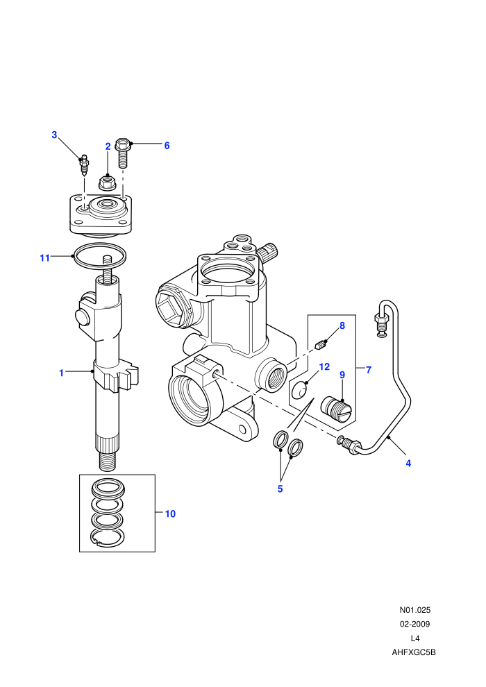 Sector Shaft (With Power Steering)
