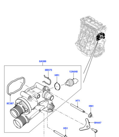 LR000642 LAND ROVER Кольцо уплотнительное датчика температуры FR2 2.2