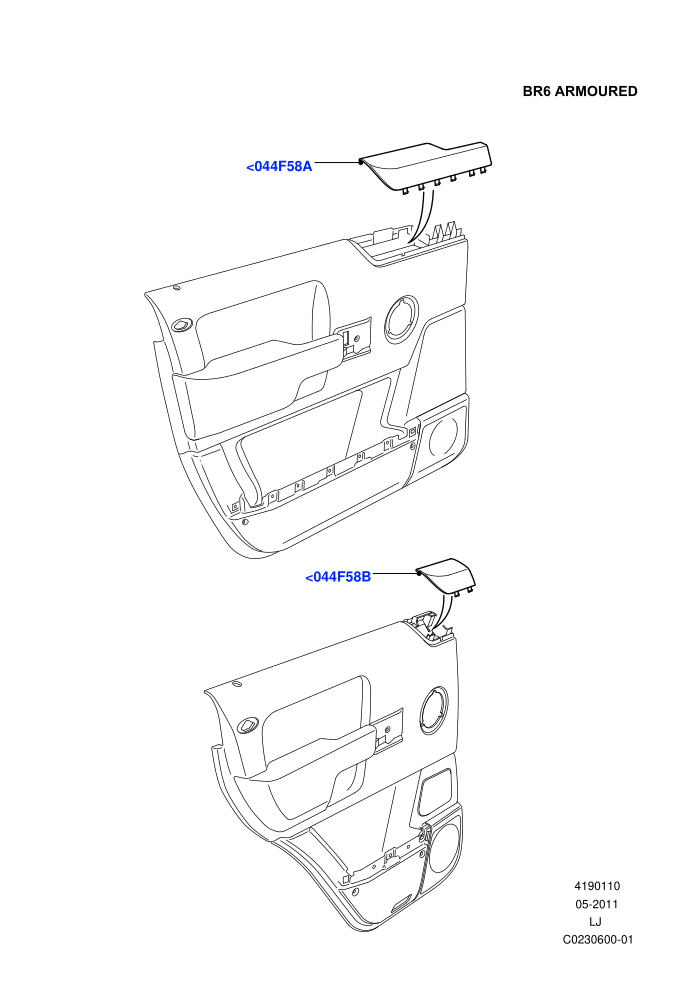 Switches (4085 KG GVM,With B6 Level Armouring)((V)TO9A999999)