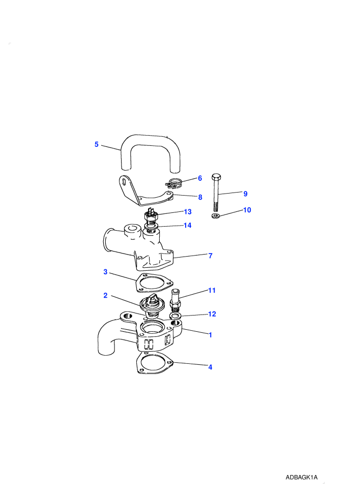 Thermostat Housing (2.25L 4 Cyl L/R Petrol)