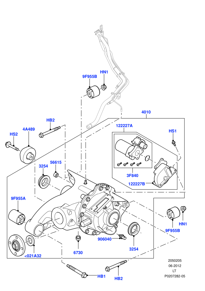 Rear Axle ((V)FROMAA000001)