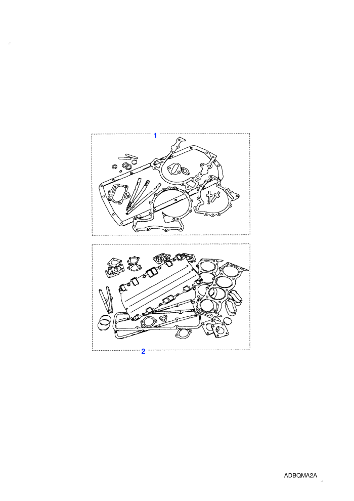 Gasket Kits-Engine (3.5L V8 Twin Carb L/R Petrol)