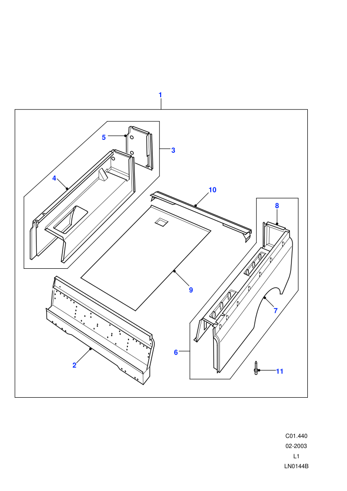 Rear Body Lower (110)