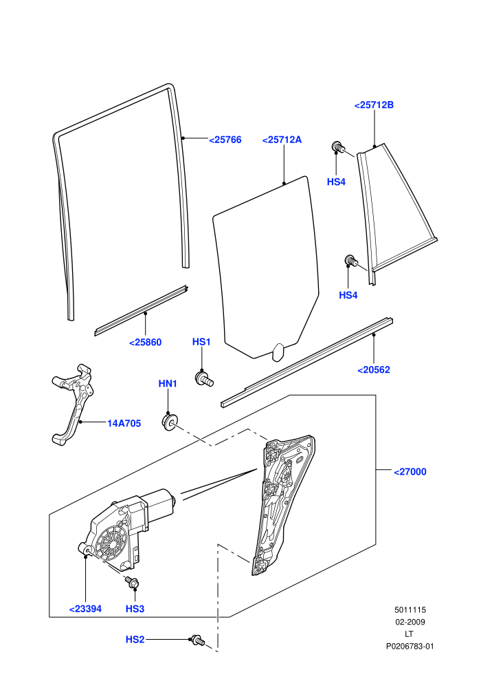 Rear Door Glass And Window Controls ((V)FROMAA000001)