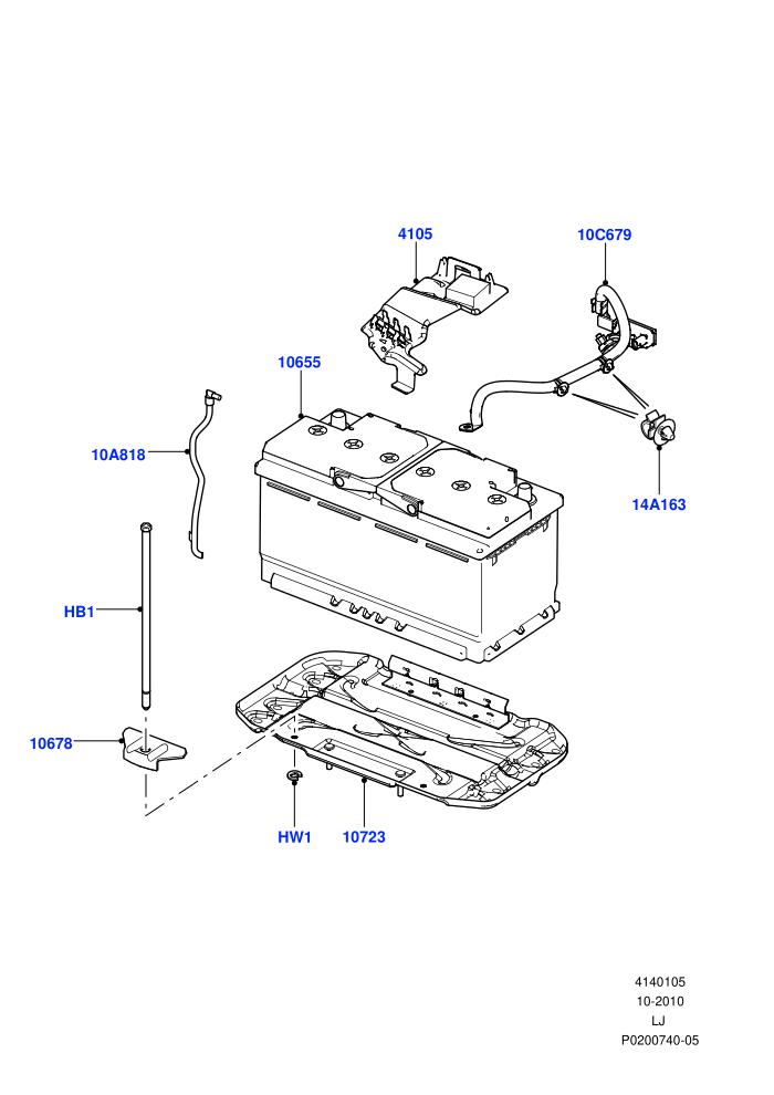 Battery And Mountings ((V)FROMAA000001)