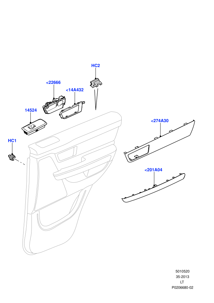 Rear Door Trim Installation ((V)FROMAA000001)
