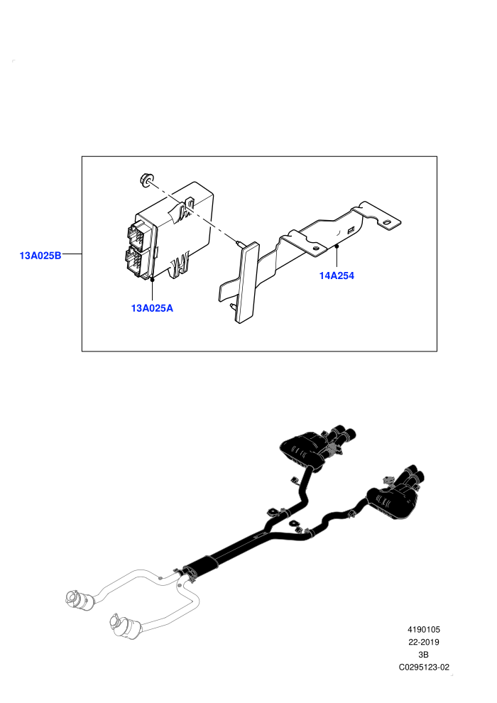 Vehicle Modules And Sensors (5.0 Litre supercharged enhanced)((V)FROMKA000001)
