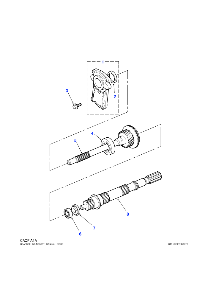Mainshaft (Manual Transmission)