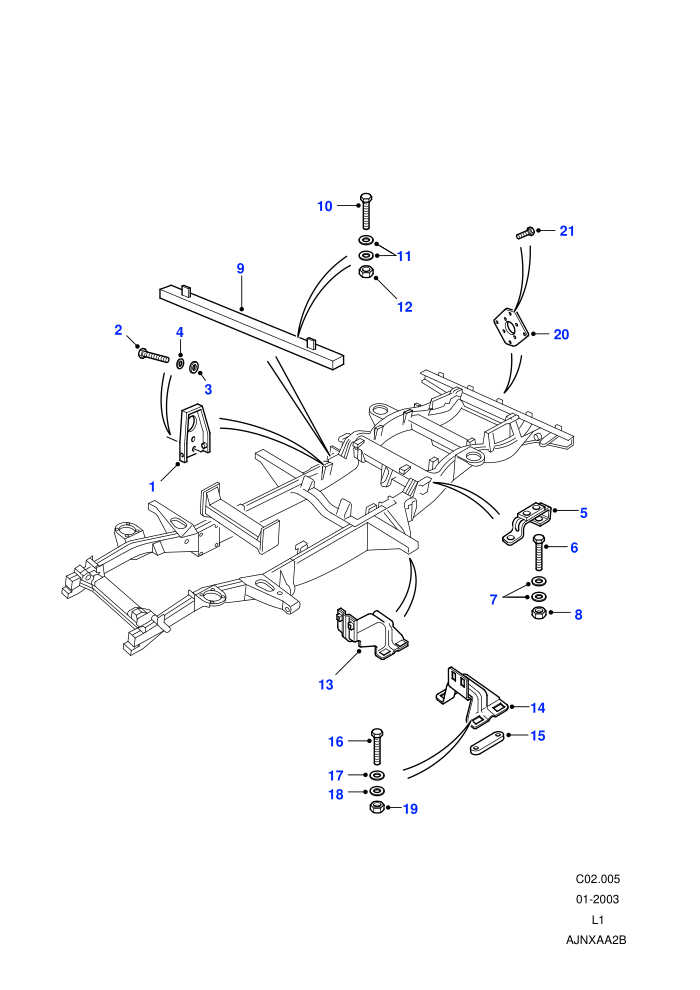 Chassis Fittings (110,130 Wheelbase)